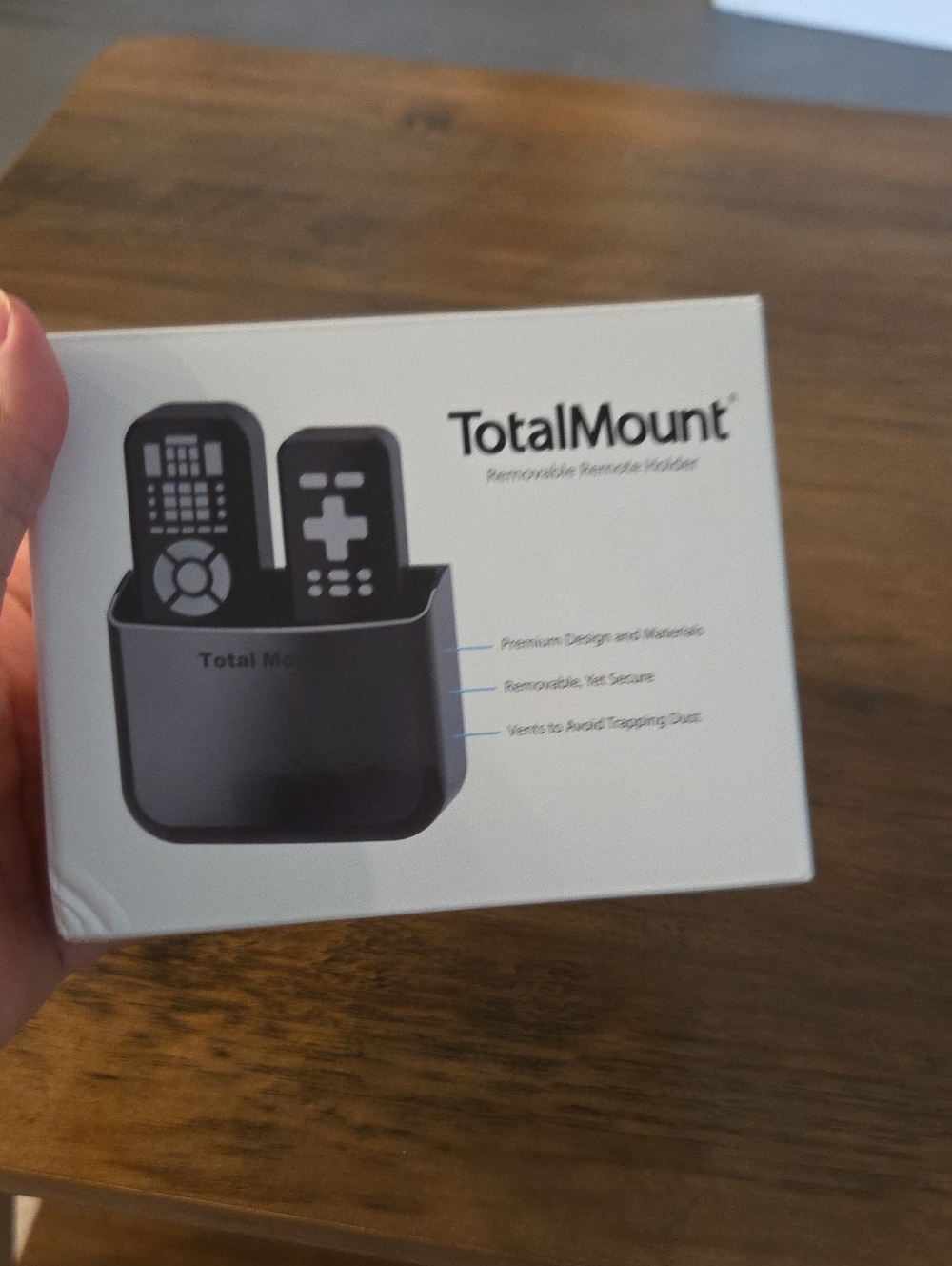 Commando TotalMount Removable Remote Holder in Black and White